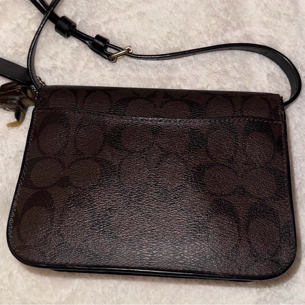 Coach Signature Brown Crossbody Bag - Picture 2 of 5